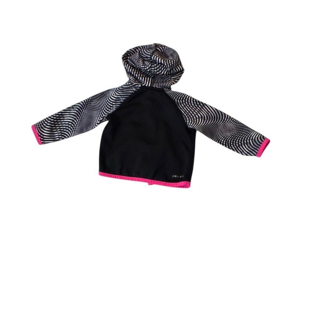 Nike Pink and Black Graphic Hoodie 6/9 k 91 - Picture 2 of 4